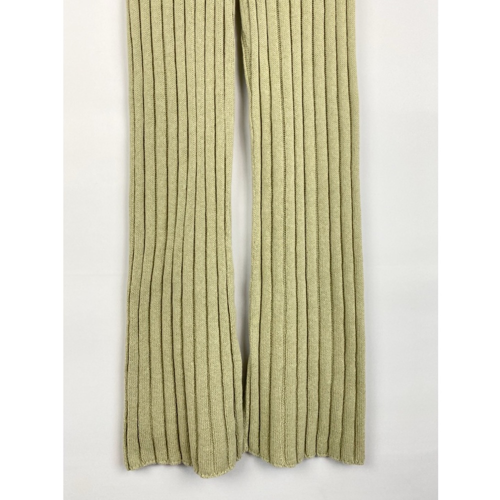 By Together Ribbed Knit Sweater Pants, Beige - Size S - Picture 3 of 8